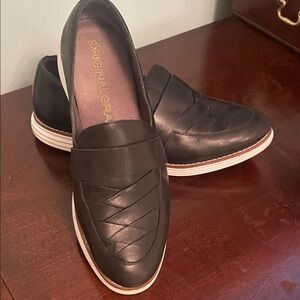 Cole Haan Black Leather Loafers